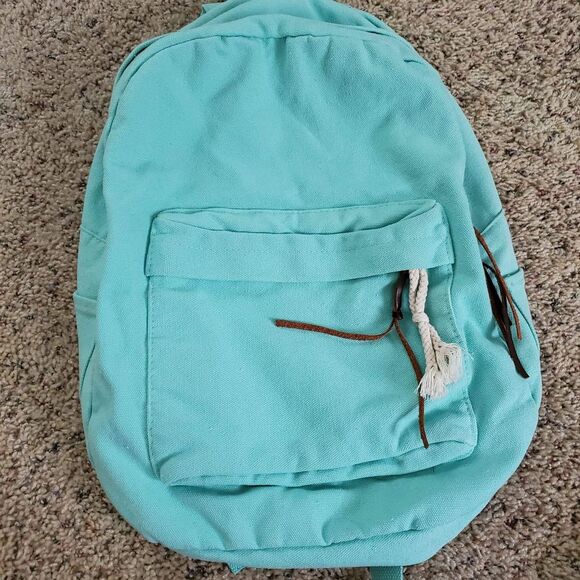 New full-size light aqua backpack - Picture 1 of 2